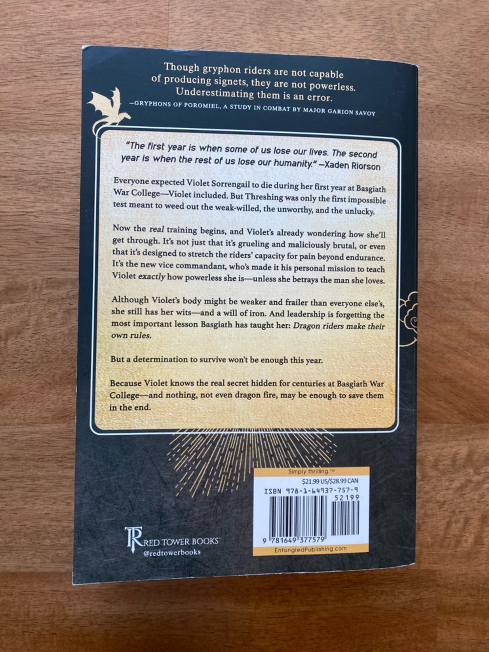 Iron Flame Book by Rebecca Yarros - Picture 3 of 7